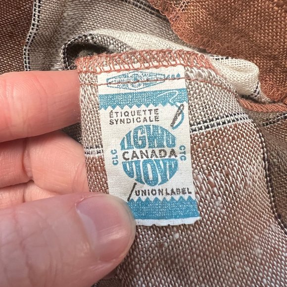 Vintage Union Made Plaid Pleated Midi Skirt High Rise Knit Preppy Tartan Pockets - Picture 5 of 8